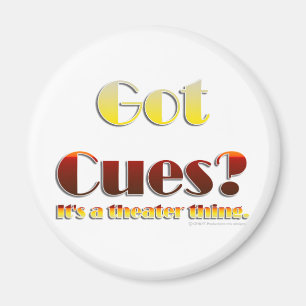 Heb je Cues? (Alleen tekst) Magneet