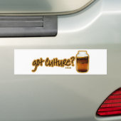 Heb je cultuur? Kombucha Bumpersticker (Op auto)