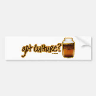 Heb je cultuur? Kombucha Bumpersticker