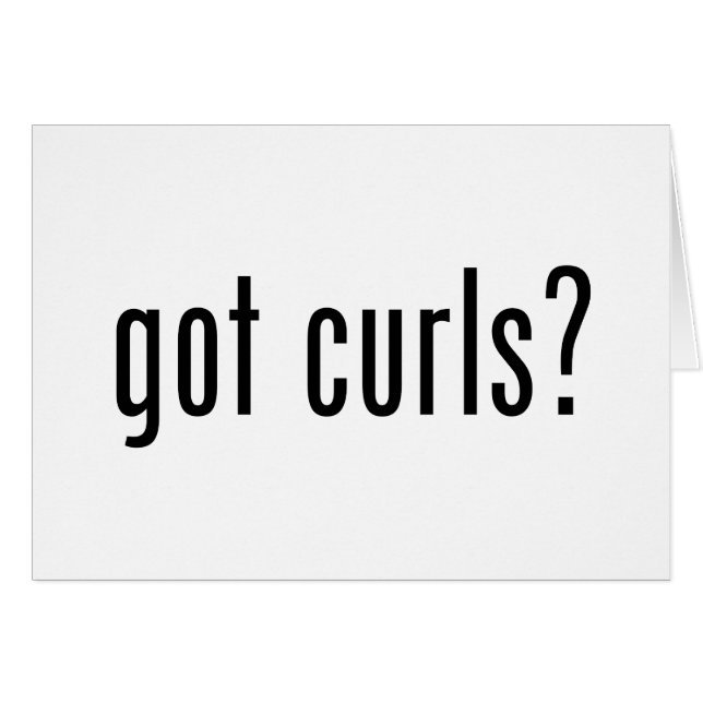 Heb je Curls? (Voorkant Horizontaal)