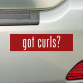 Heb je Curls? Bumpersticker (Op auto)
