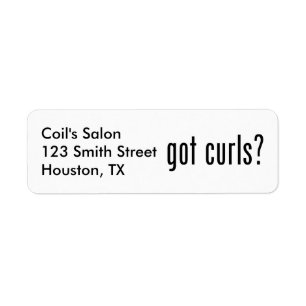 Heb je Curls? Etiket
