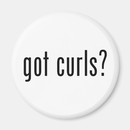 Heb je Curls? Magneet (Voorkant)