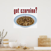 Heb je Czarnina? Soup Poster (Keuken)