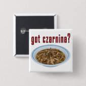 Heb je Czarnina? Soup Vierkante Button 5,1 Cm (Voorkant /achterkant)