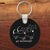 Heb je dachshunds? #2 sleutelhanger (Voorkant)