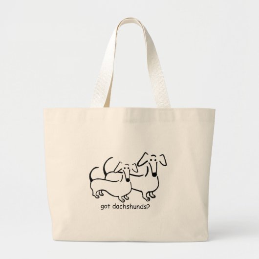 Heb je dachshunds? canvas tas (Voorkant)
