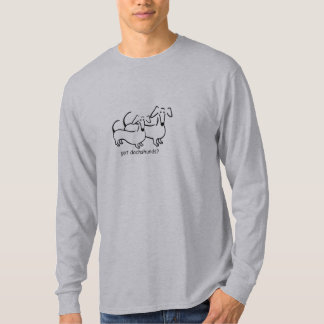 Heb je dachshunds? Mannen lange sl t T-shirt