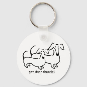 Heb je dachshunds? Sleutelhanger