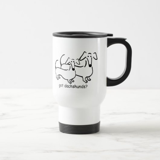 Heb je dachshunds? Travel Mug 2 Reisbeker (Rechts)