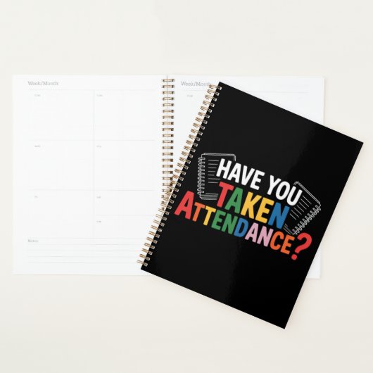 Heb je de aanwezigheid weer op school gecontroleer planner (Display)