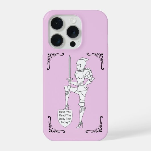 "Heb je de dagelijkse tekst vandaag gelezen?" iPhone Hoesje (Achterkant)