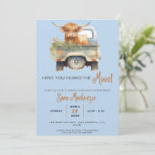 "Heb je de gemoederen gehoord!" Uitnodiging voor b (Staand voorkant)