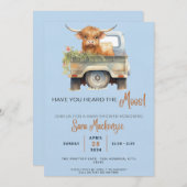 "Heb je de gemoederen gehoord!" Uitnodiging voor b (Voorkant / Achterkant)