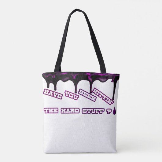 Heb je de moeilijke dingen geraakt? COLLECTIE T Tote Bag (Achterkant)