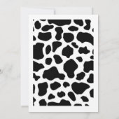 Heb je de Moos Koe Boy 2nd Birthday Invi gehoord Kaart (Achterkant)