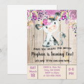 Heb je de moos koe uitnodiging gehoord? (Voorkant / Achterkant)