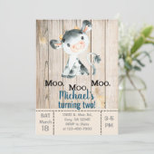 Heb je de moos koe uitnodiging gehoord? (Staand voorkant)