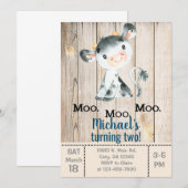 Heb je de moos koe uitnodiging gehoord? (Voorkant / Achterkant)