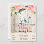 Heb je de moos koe uitnodiging gehoord. uitnodigin (Voorkant)