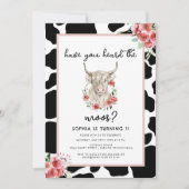 Heb je de Moos-Koe vanavond gehoord? Kaart (Voorkant)