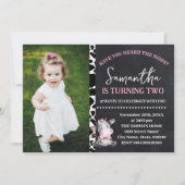 Heb je de Moos Pink Koe Birthday gehoord? Kaart (Voorkant)