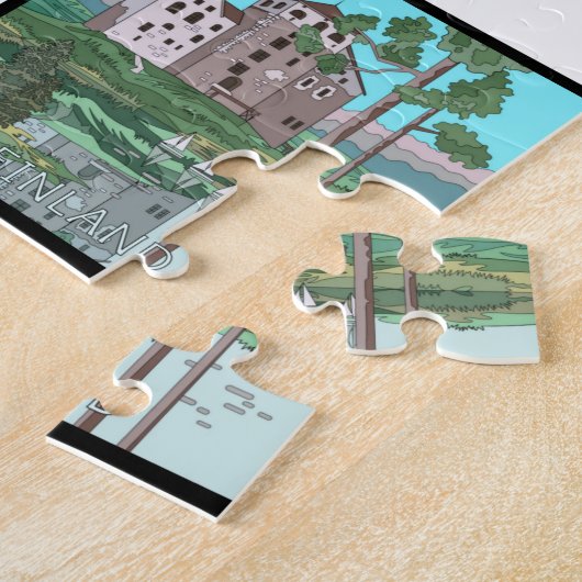 Heb je de Travel Bug? Wereldreiziger Legpuzzel (Zijkant)