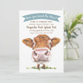 Heb je de uitnodiging van de Moos-Koe van afgelope (Staand voorkant)