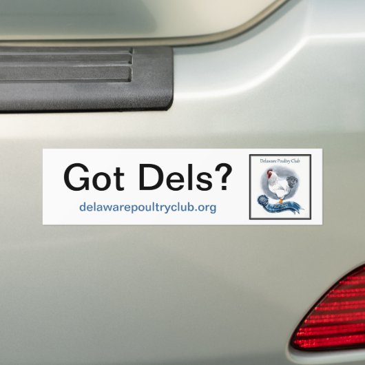 Heb je Dels, delawarepoultryclub.org? Bumpersticker (Op auto)