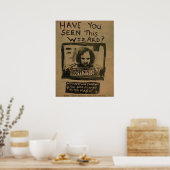 HEB JE DEZE WIZARD GEZIEN POSTER (Keuken)