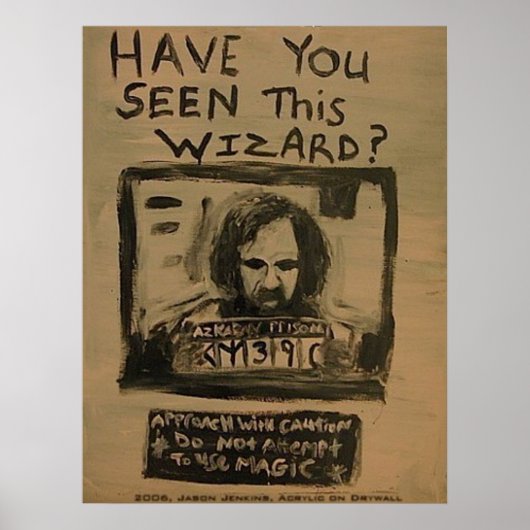 HEB JE DEZE WIZARD GEZIEN POSTER (Voorkant)