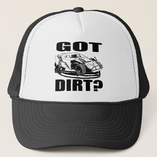 Heb je Dirt? Dirt Modified Racing Trucker Pet (Voorkant)