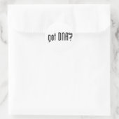 Heb je DNA? Ronde Sticker (Tas)