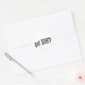Heb je DNA? Ronde Sticker (Envelop)