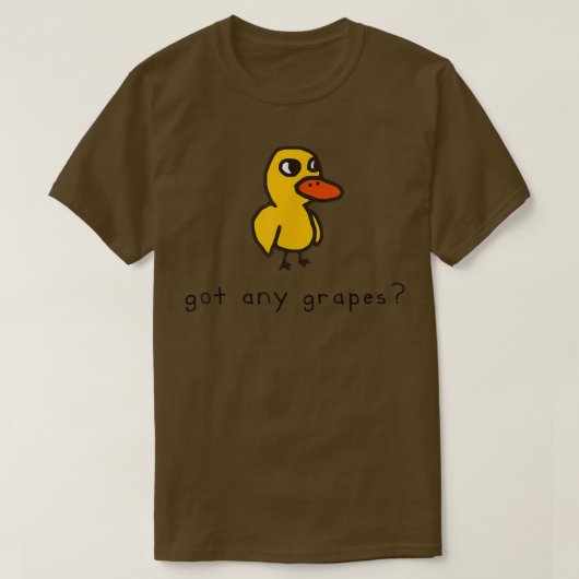 Heb je druiven grappig? t-shirt (Design voorkant)