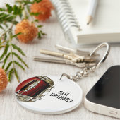 Heb je Drums? Drummer Snare Drum Percussion Drummi Sleutelhanger (Voorkant Rechts)