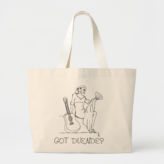 Heb je Duende? Grote Tote Bag (Voorkant)