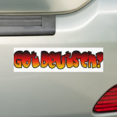 Heb je Duits? Bumpersticker (Op auto)