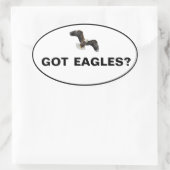 Heb je Eagles? Ovale Sticker (Tas)