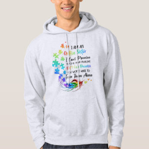 Heb je een autistische dochter of een zoon? zuster hoodie