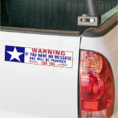 Heb je een bericht? bumpersticker (Op Truck)