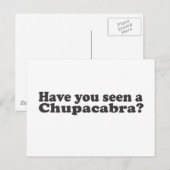 Heb je een Chupacabra gezien? Briefkaart (Voorkant / Achterkant)