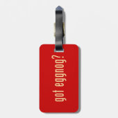 Heb je een eiertje ? bagagelabel (Achterkant verticaal)