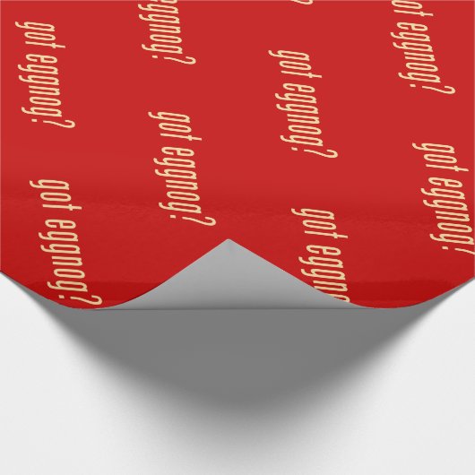 Heb je een eiertje ? cadeaupapier (Hoek)