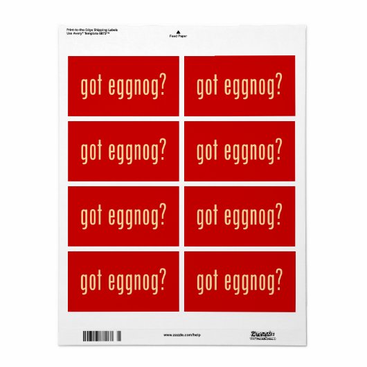 Heb je een eiertje ? etiket (Full Sheet)