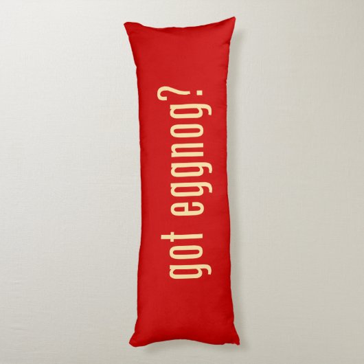 Heb je een eiertje ? lichaamskussen (Achterkant (Verticaal))