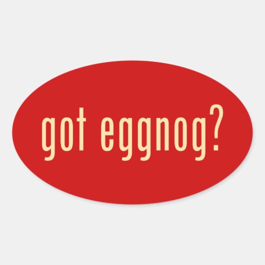 Heb je een eiertje ? ovale sticker (Voorkant)