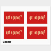 Heb je een eiertje ? rechthoekige sticker (Vel)