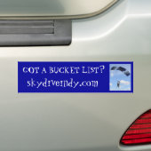 Heb je een emmer lijst? bumpersticker (Op auto)