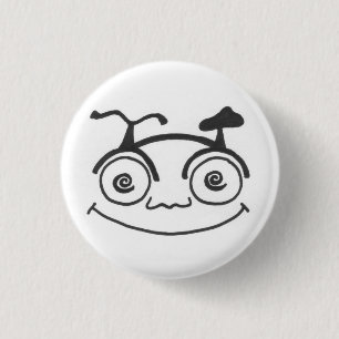 Heb je een fiets?  Bot op de hersenen Ronde Button 3,2 Cm